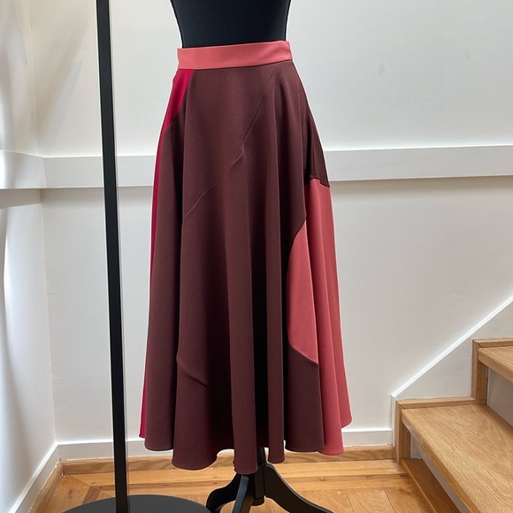 ROKSANDA pink and burgundy Skirt size 8UK XS - Picture 1 of 6